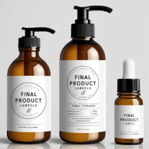 Etiquetas de producto final