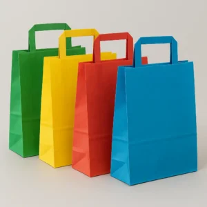 bolsas de papel de colores