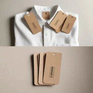 etiqueta colgante para ropa