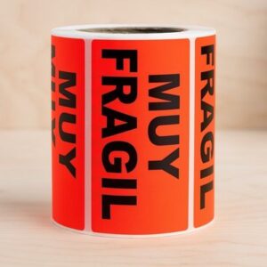 precinto adhesivo muy fragil