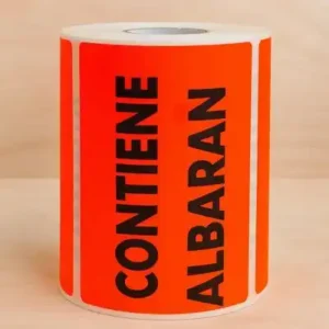 precinto adhesivo contiene albaran