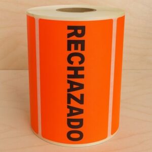 precinto adhesivo contiene rechazado